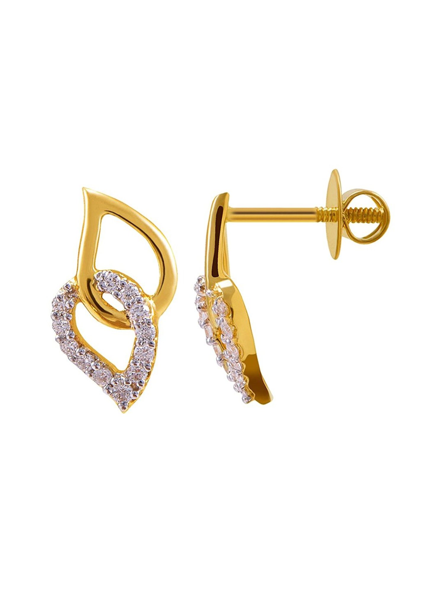 Joyalukkas 18 kt Gold & Diamond Earrings
