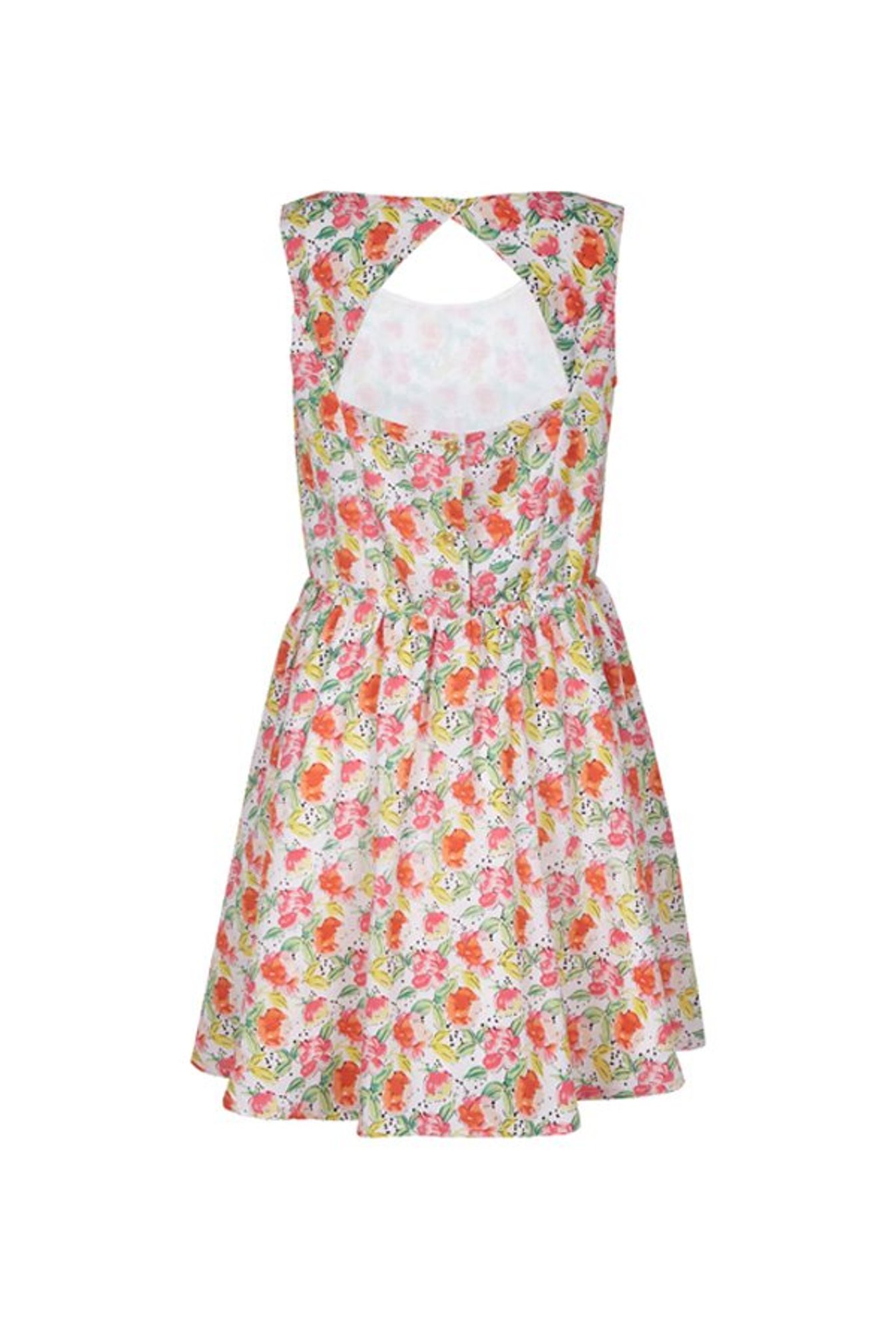 Superyoung Kids Orange Printed Dress