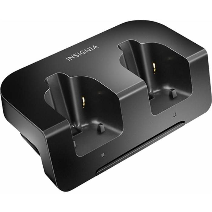 Insignia -Dual Charge Station for Nintendo Wii and Wii U Includes 2 Battery Packs