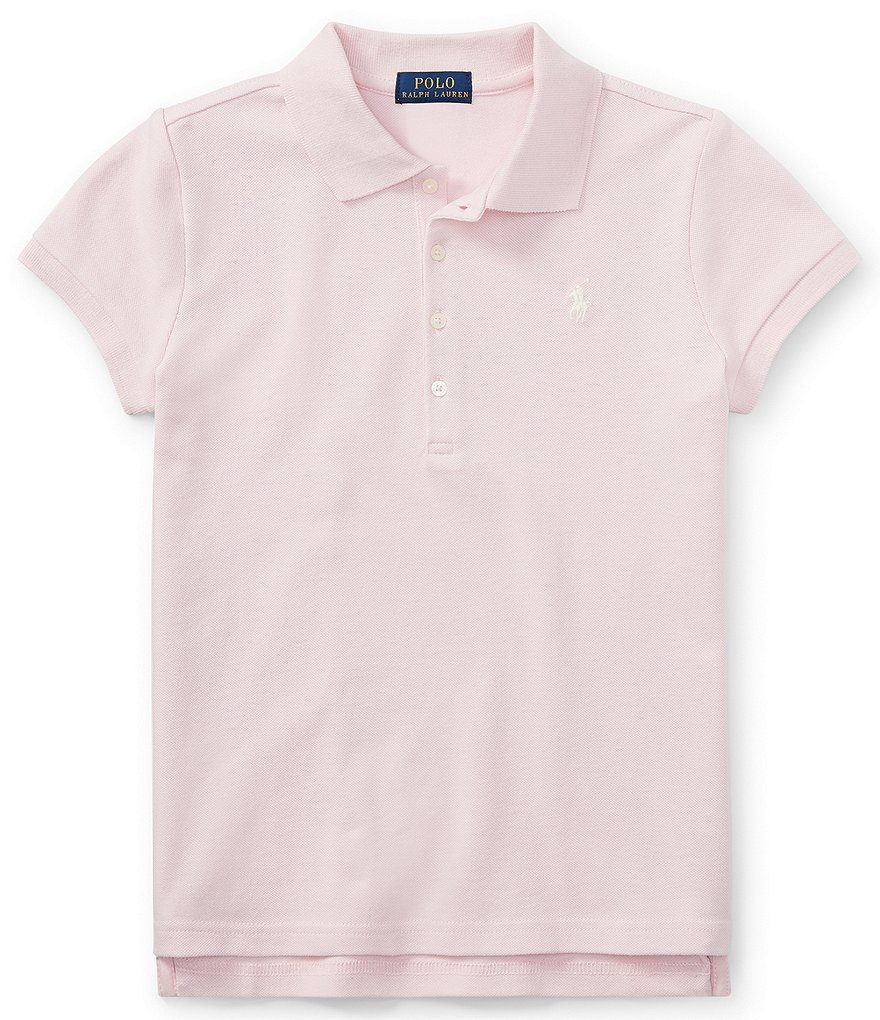 Polo Ralph Lauren Childrenswear Big Girls 7-16 Short-Sleeve Mesh Polo Shirt