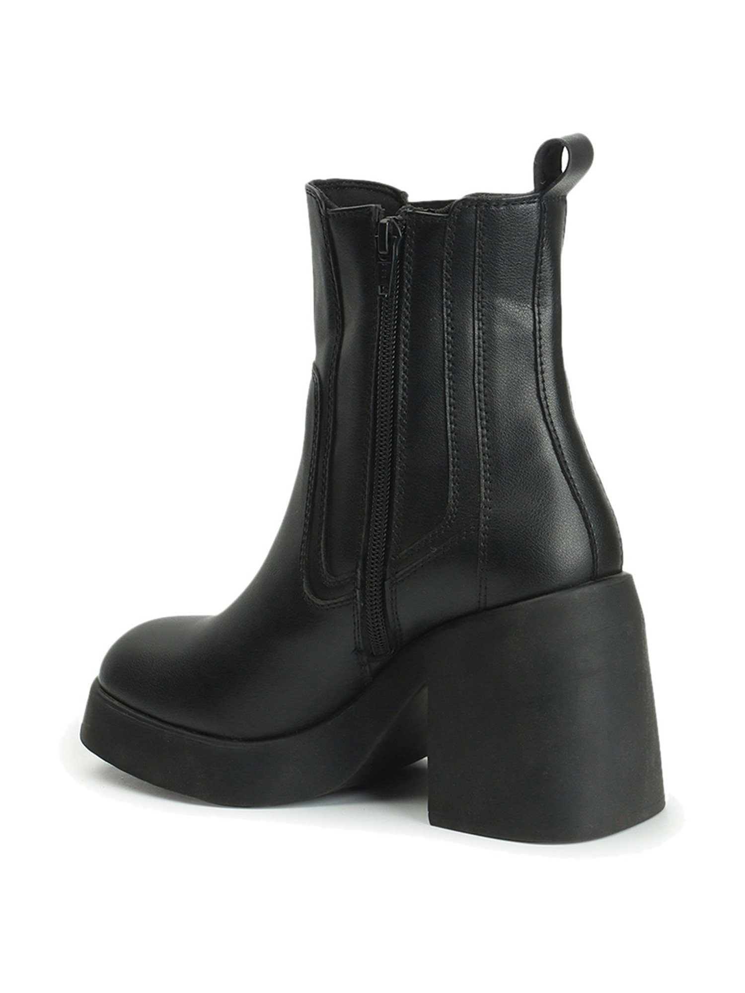 Elle Women's Black Chelsea Boots