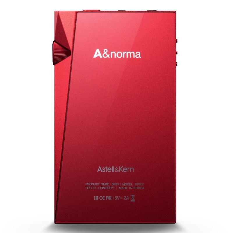 Astell & Kern SR25 Portable Music Player with Protective Case (Carmine Red/Black)