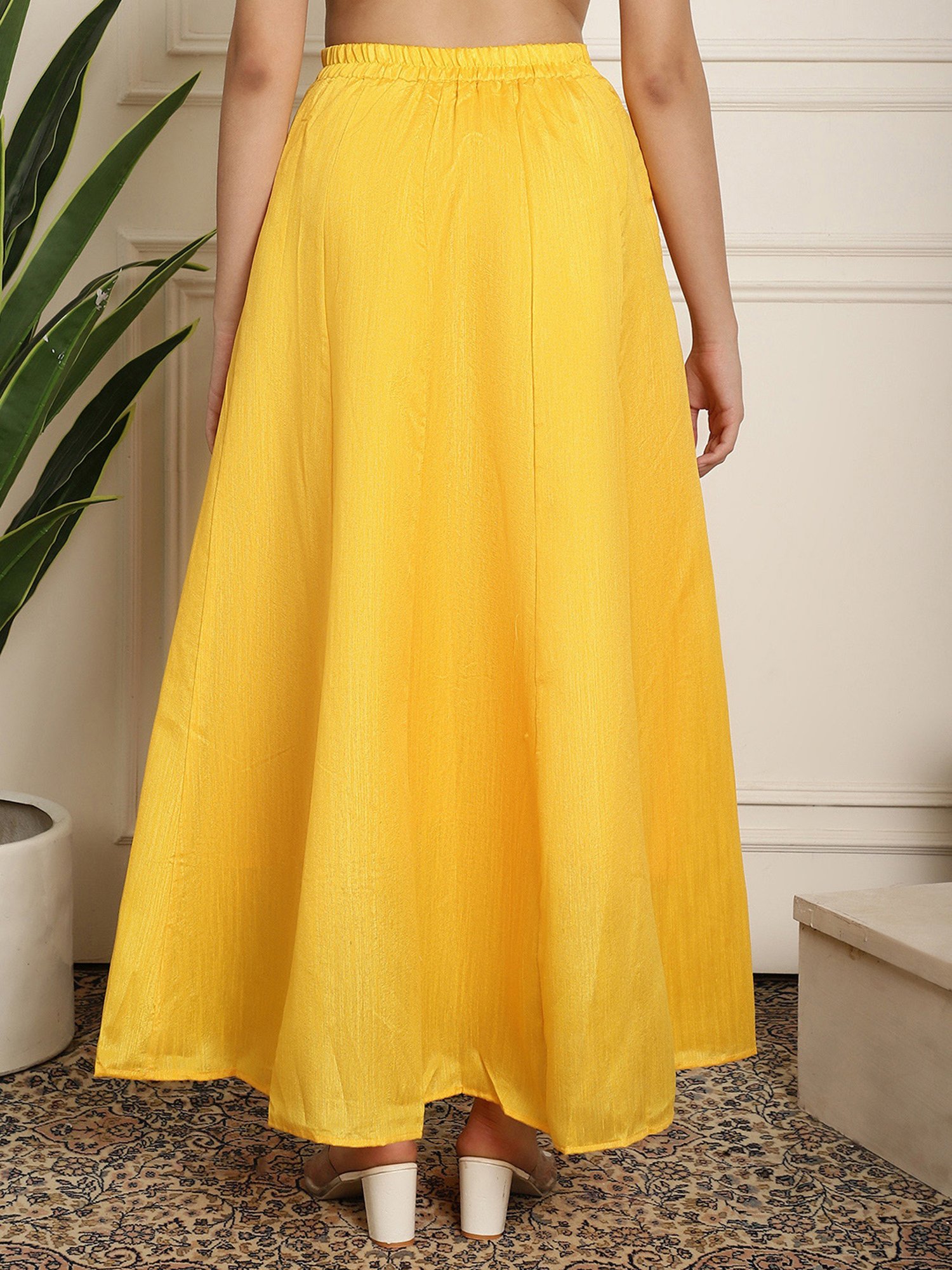 NEUDIS Yellow Maxi Skirt