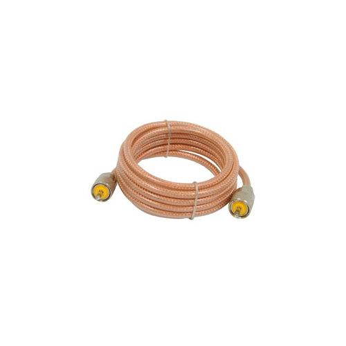 ROADPRO R RP-8X9CL 9     CB ANTENNA MINI-8 COAX CABLE WITH PL-259 CONNECTORS  CLEAR
