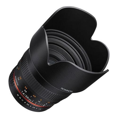 Rokinon 50mm F1.4, Manual Focus Lens for Nikon F Mount, 6 Groups #50M-N
