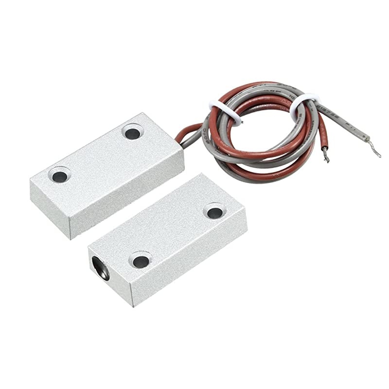 Rolling Door Contact Magnetic Reed Switch Alarm with 2 Wires for NO Applications MC51