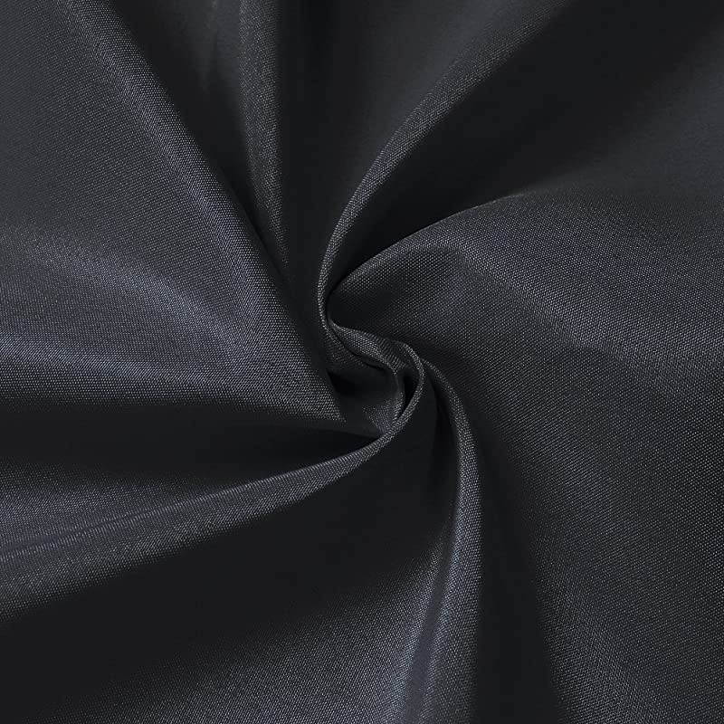 Polyester Black Backdrop Curtain 10ftx10ft Photo Booth Backdrop for Wedding