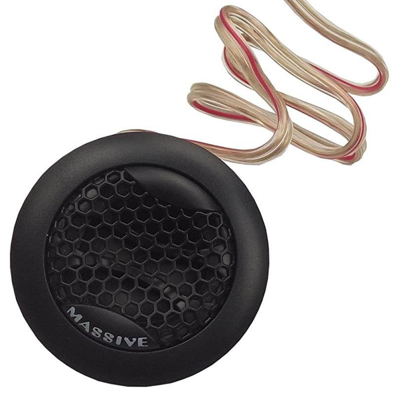 FT1 100 Watts Max 50 Watts RMS FT Series Car Audio Tweeters 20mm Inverted Dome 4 Ohm 360 Degree Swivel Feature for All 3 Included mounting Accessories Pair