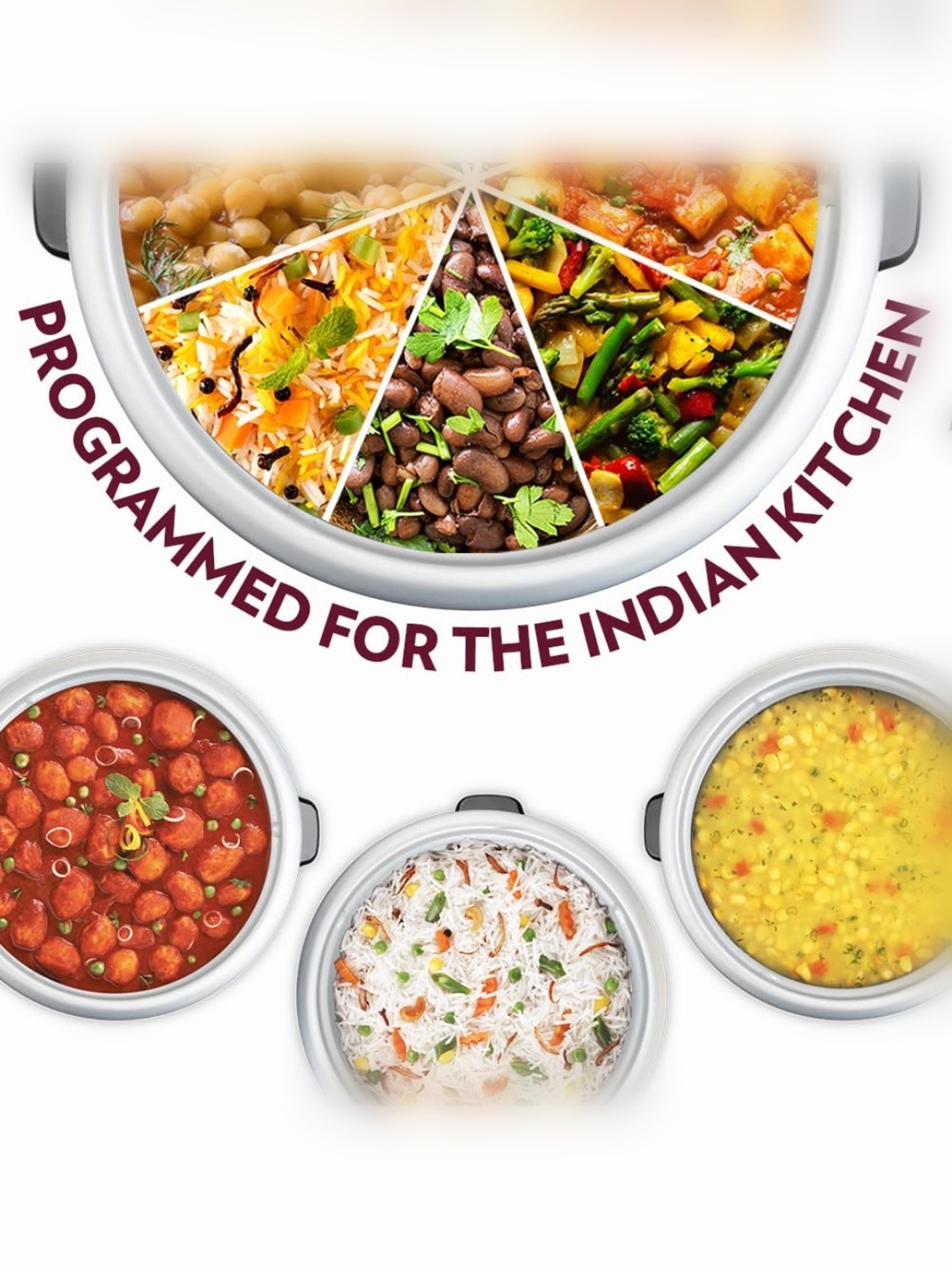 Pigeon Rice Cooker 700W, 1.8L with Single pot & Measuring Cup (Red)