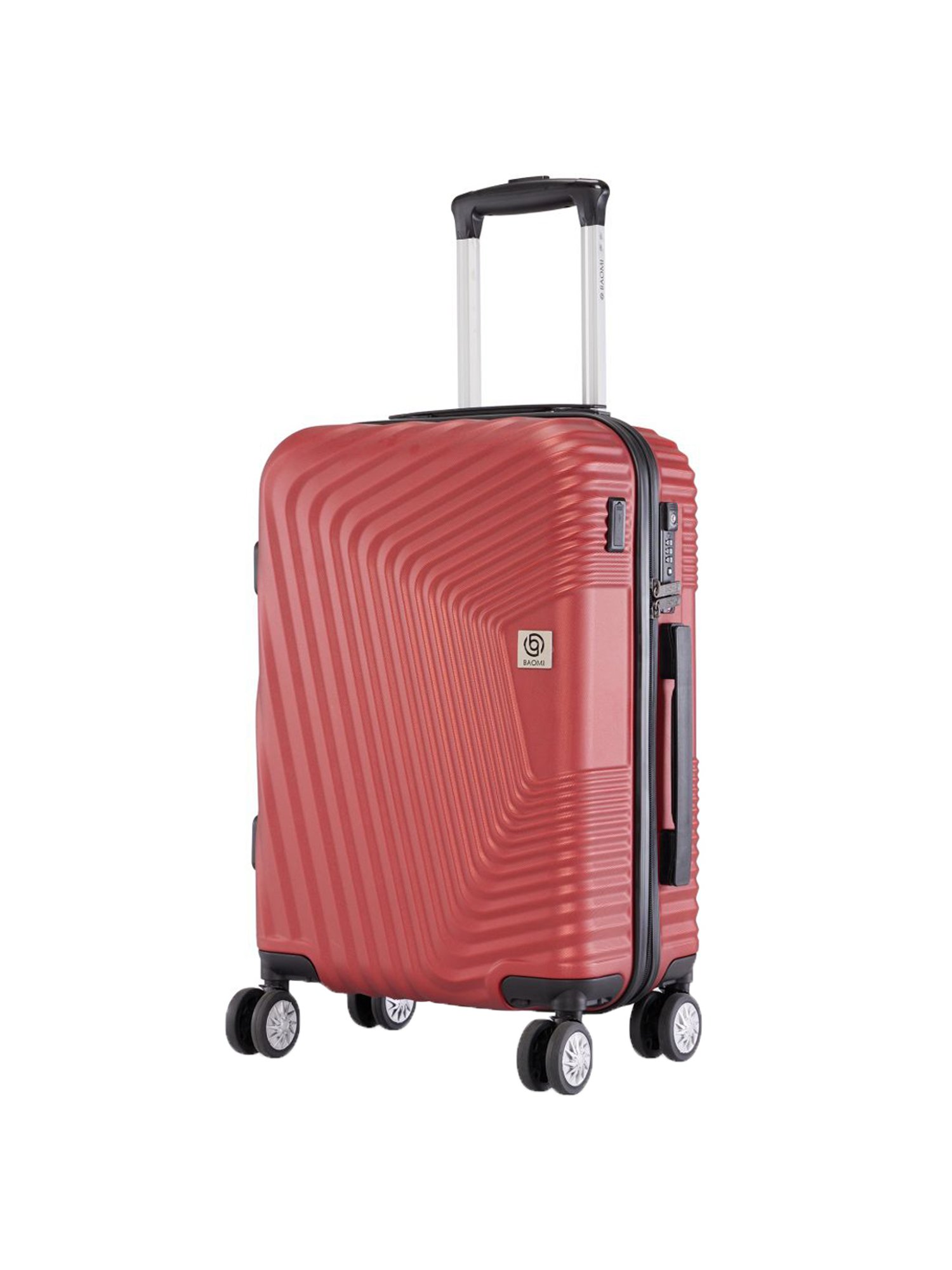 Baomi Retro Roam Red Hard 22" Cabin Luggage