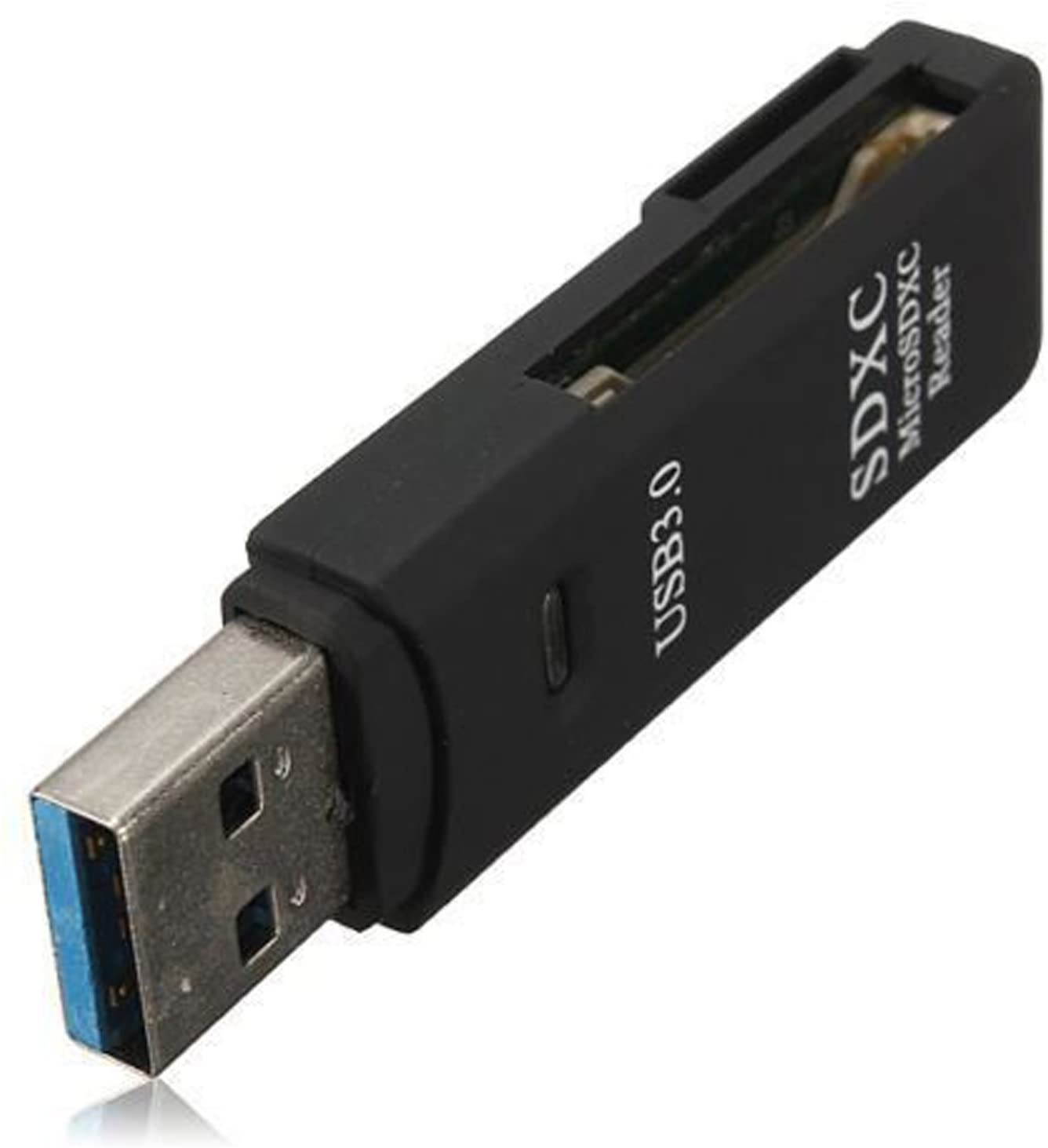 Lupo USB 3.0 Multi Card Reader - Supports SD, SDHC, MMC, RSMMC, MMC Mobile, MMC Micro, SDXC, Micro SD and T-Flash