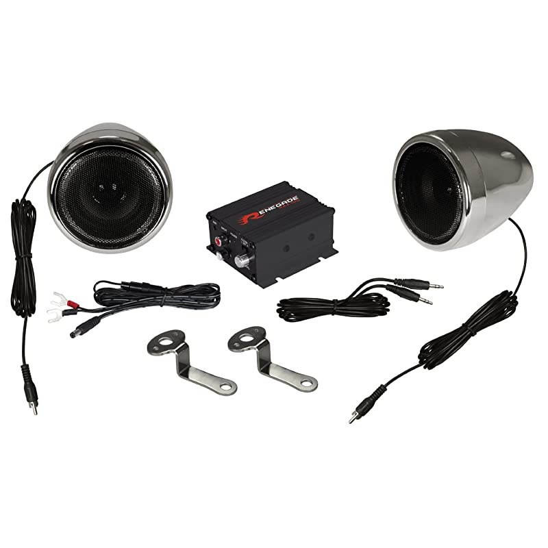 RXA100C Powersports Sound System Set of 2 Chrome