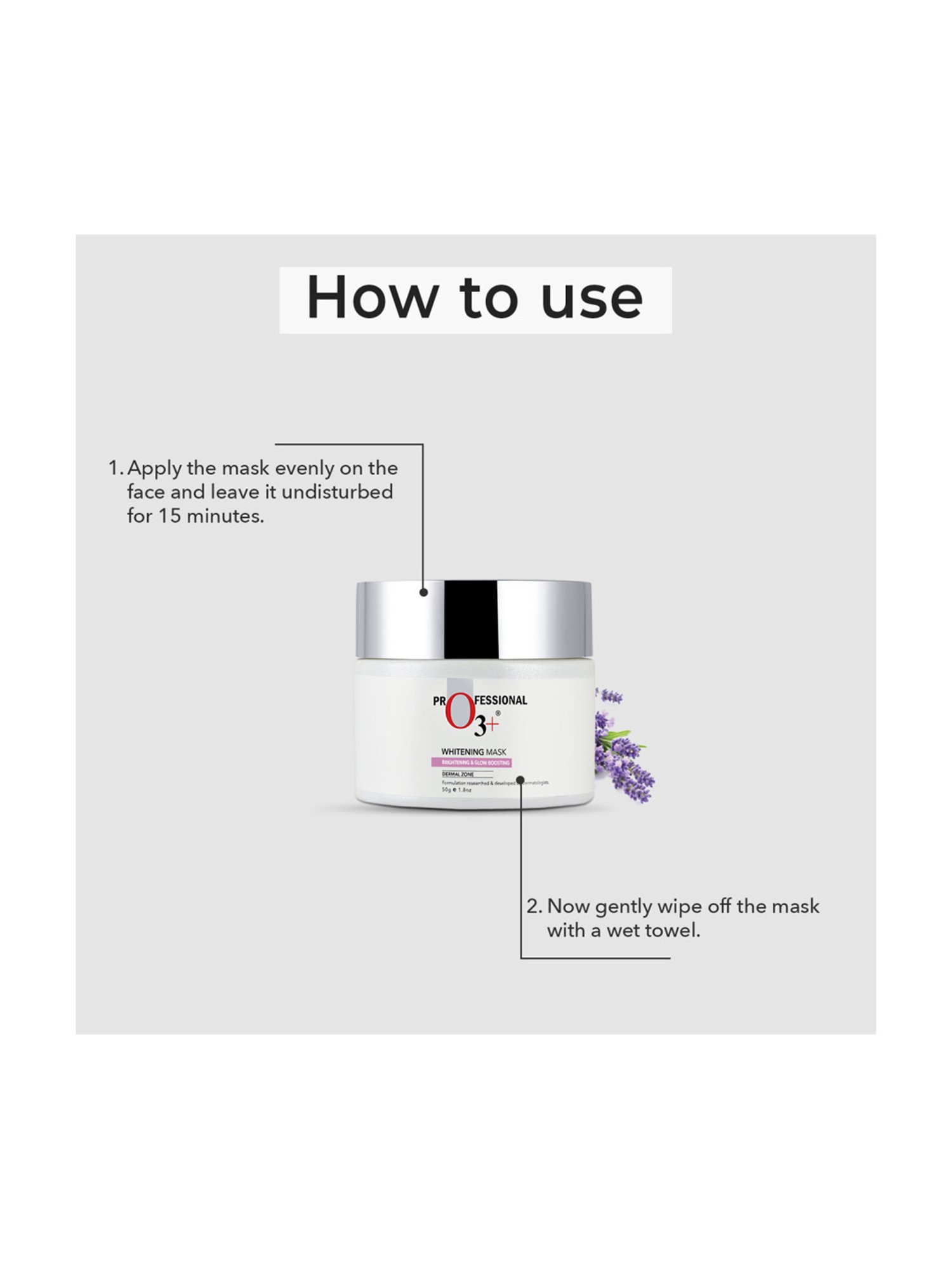 O3+ Whitening Mask - 50 gm