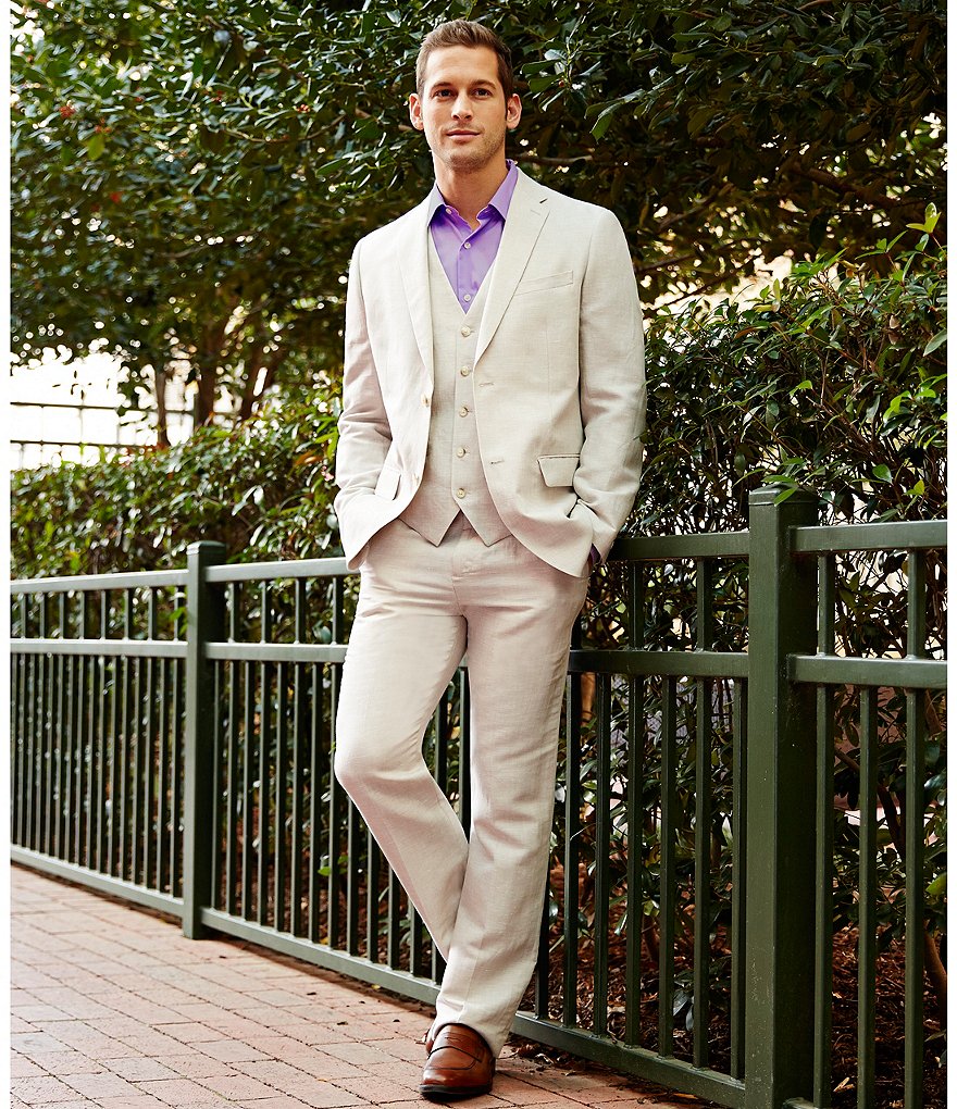 Perry Ellis Solid Suit Separates Vest