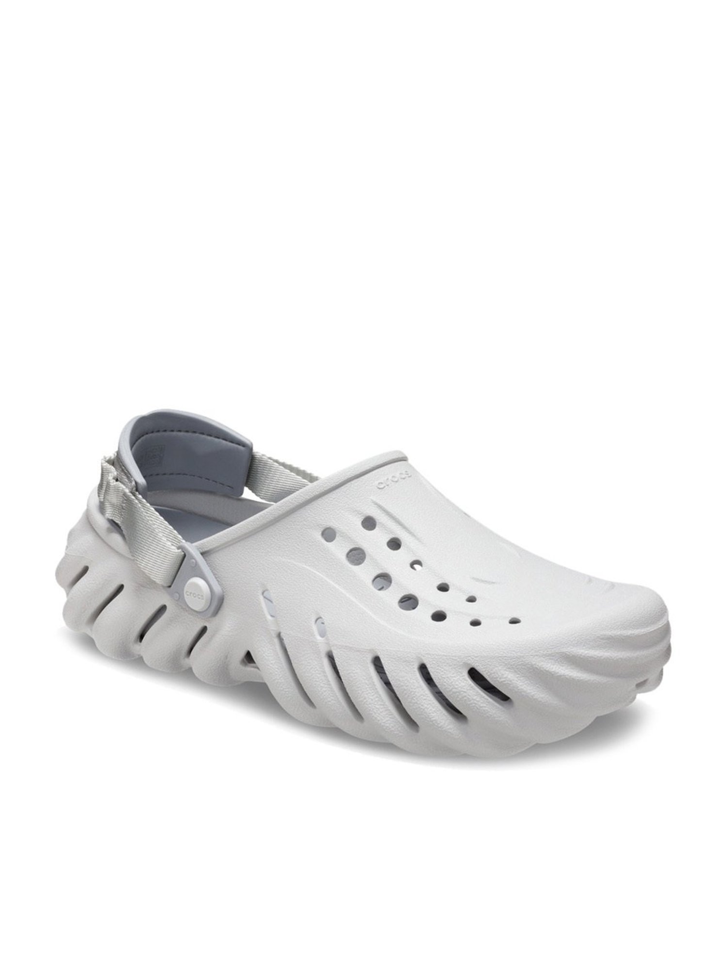 Crocs Men's Echo Slate Grey Back Strap Clogs