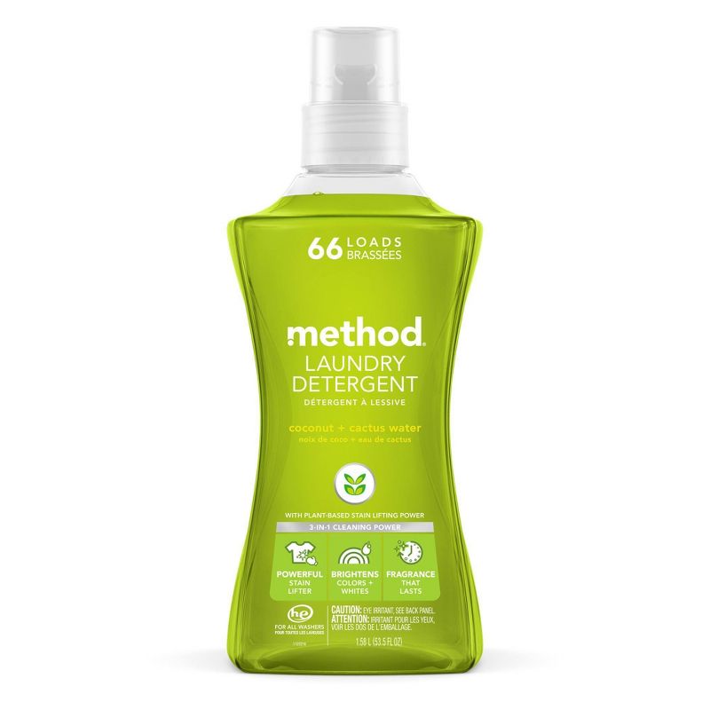 Method Coconut + Cactus Water Laundry Detergent - 53.5 fl oz