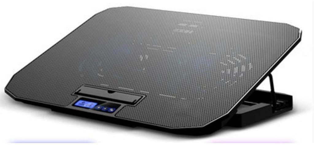 Notebook Cooler pad Laptop Cooling Explosion-Proof Stable Notebook Good Helper Strong Wind Low Noise Multi-Angle Adjustment Laptop Cooler (Color : Gray)