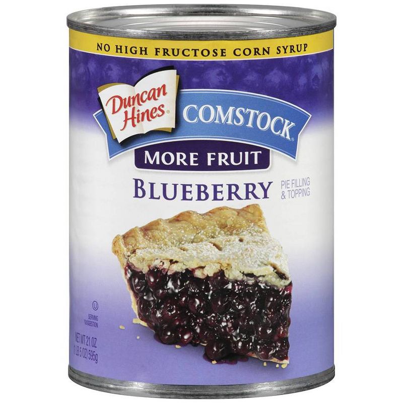 Comstock More Fruit Premium Blueberry Pie Filling or Topping - 21oz