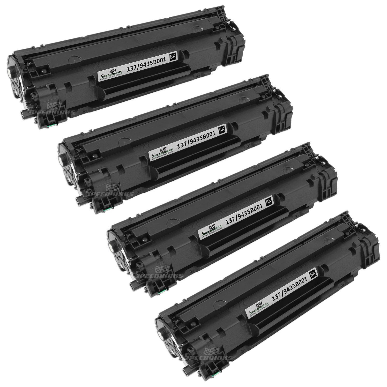 Speedy Inks - 4pk Compatible Canon 137 9435B001 Laser Toner Cartridge for use in Canon imageCLASS MF212w, Canon imageCLASS MF216n, Canon imageCLASS MF227dw, Canon imageCLASS MF229dw
