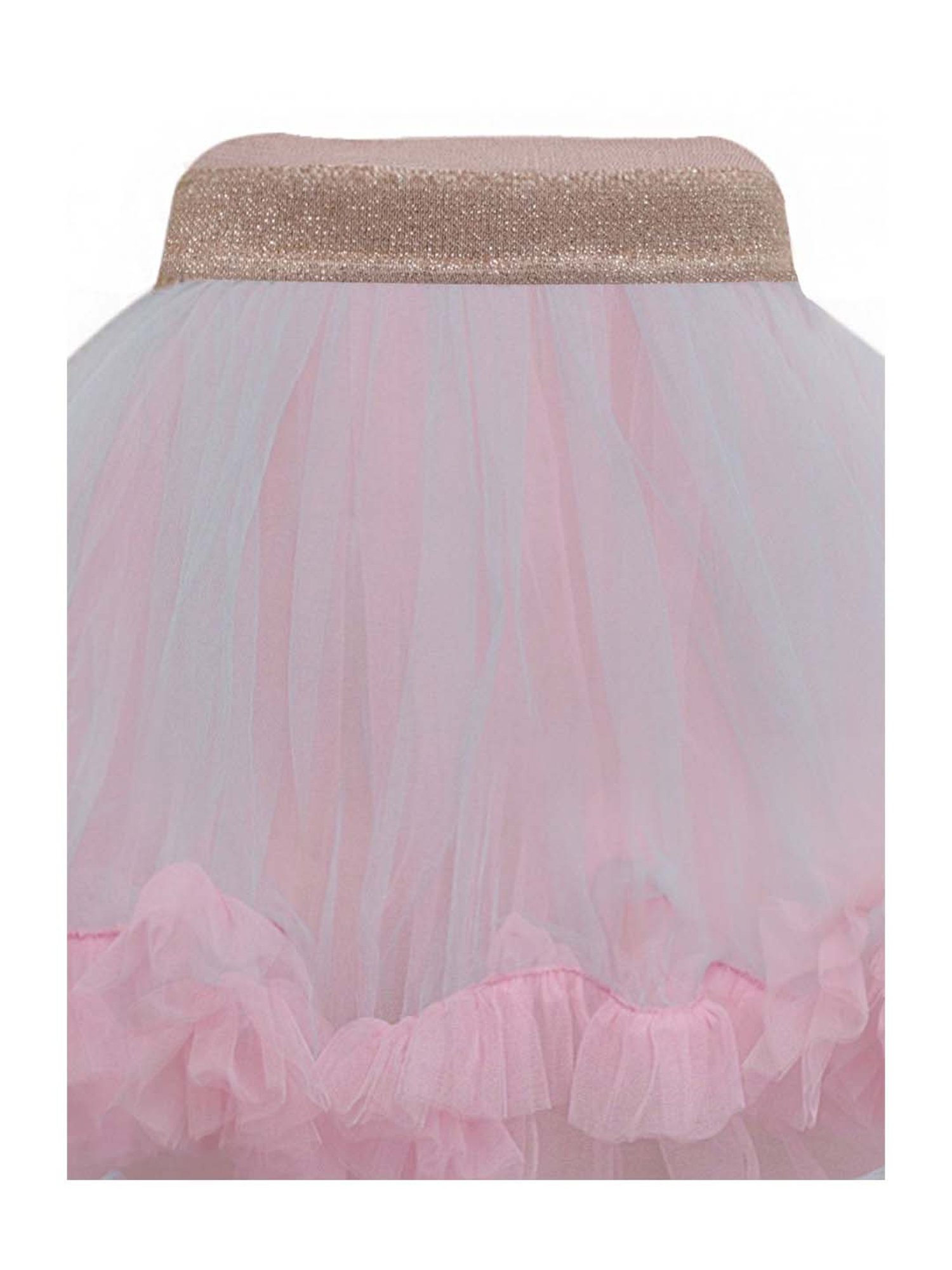 A Little Fable Kids Multicolor Regular Rise Skirt