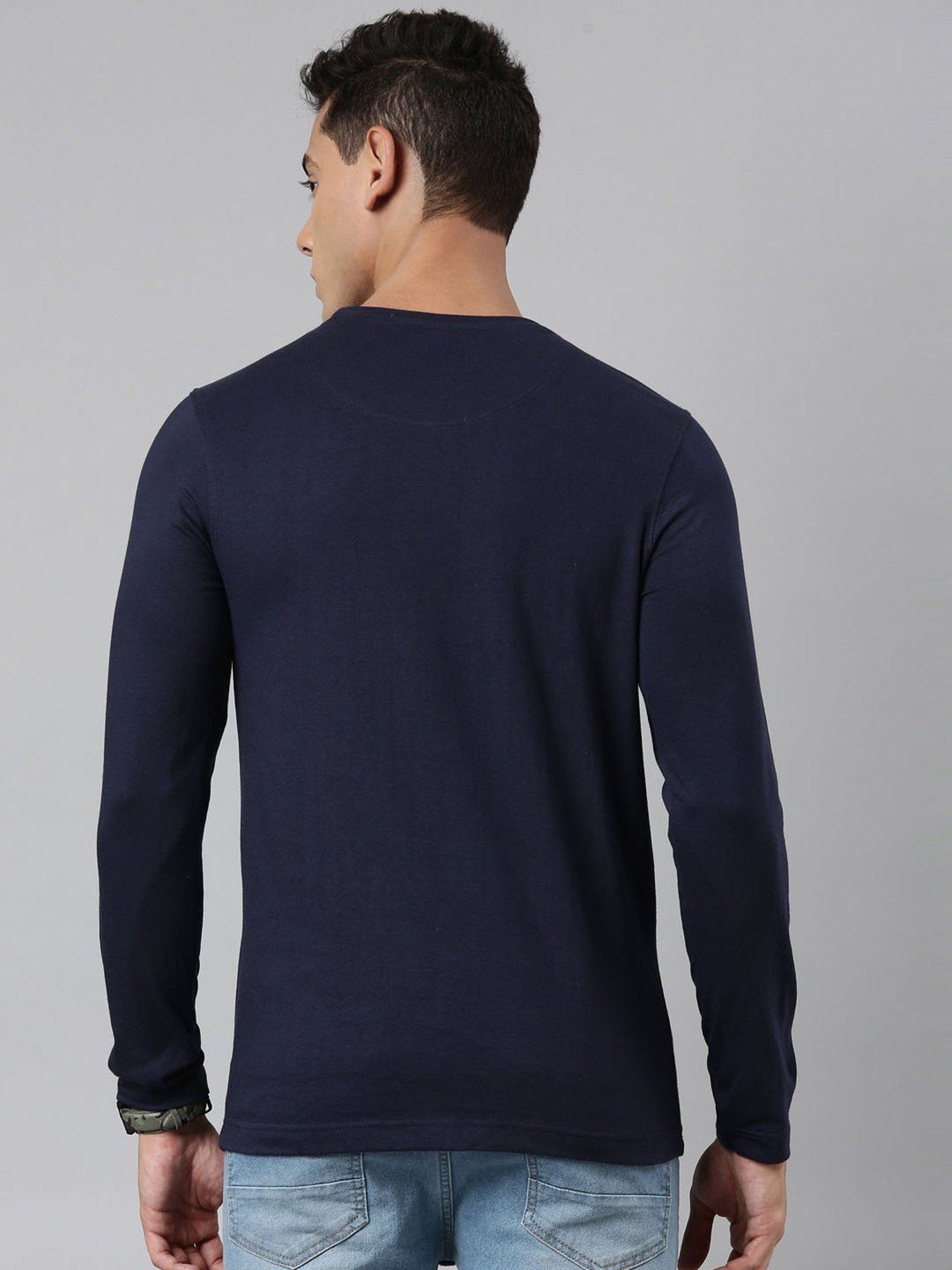 Dixcy Scott Originals Navy Blue Cotton Comfort Fit T-Shirt