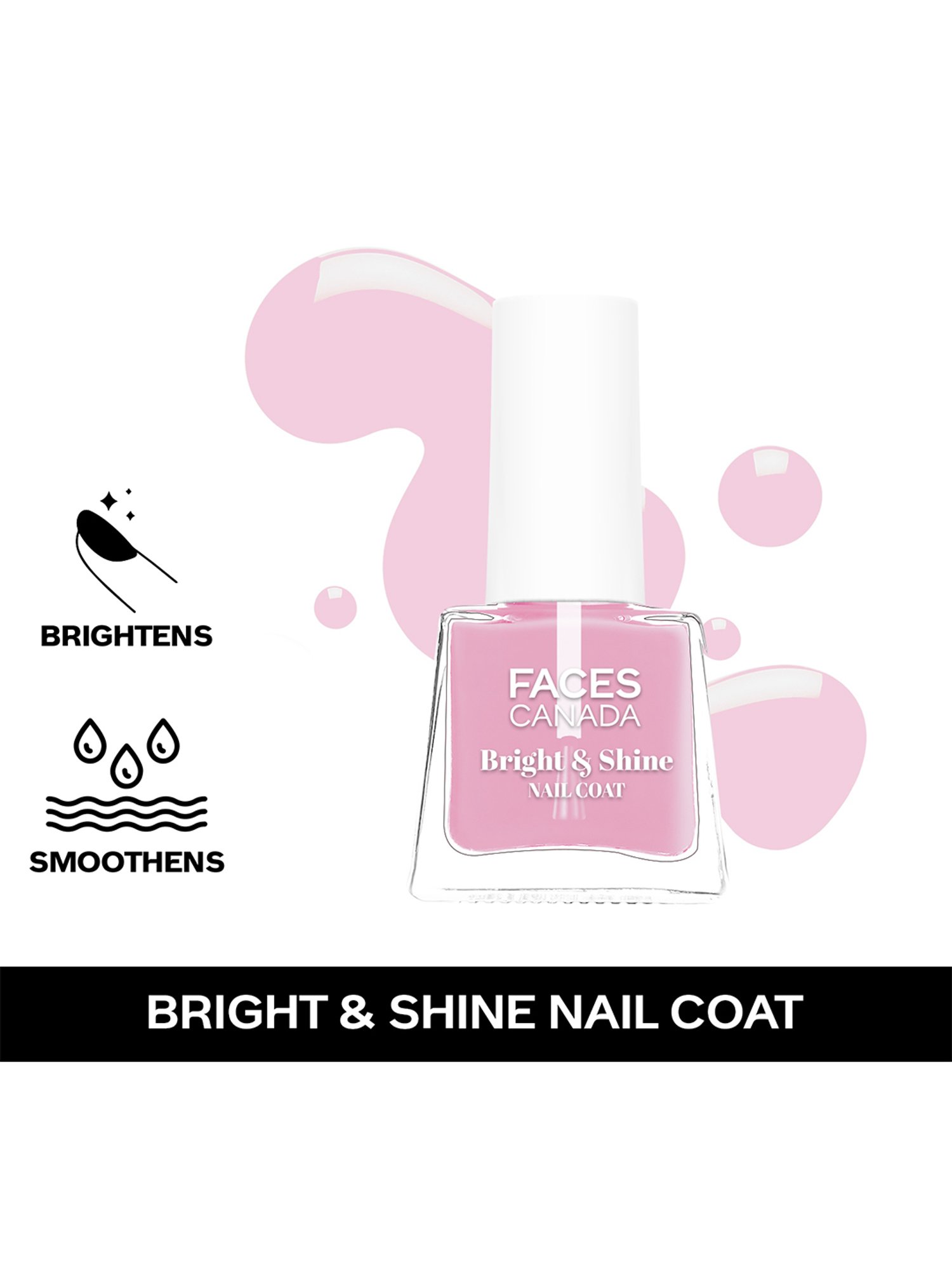 Faces Canada Bright & Shine Nail Coat - 5 ml