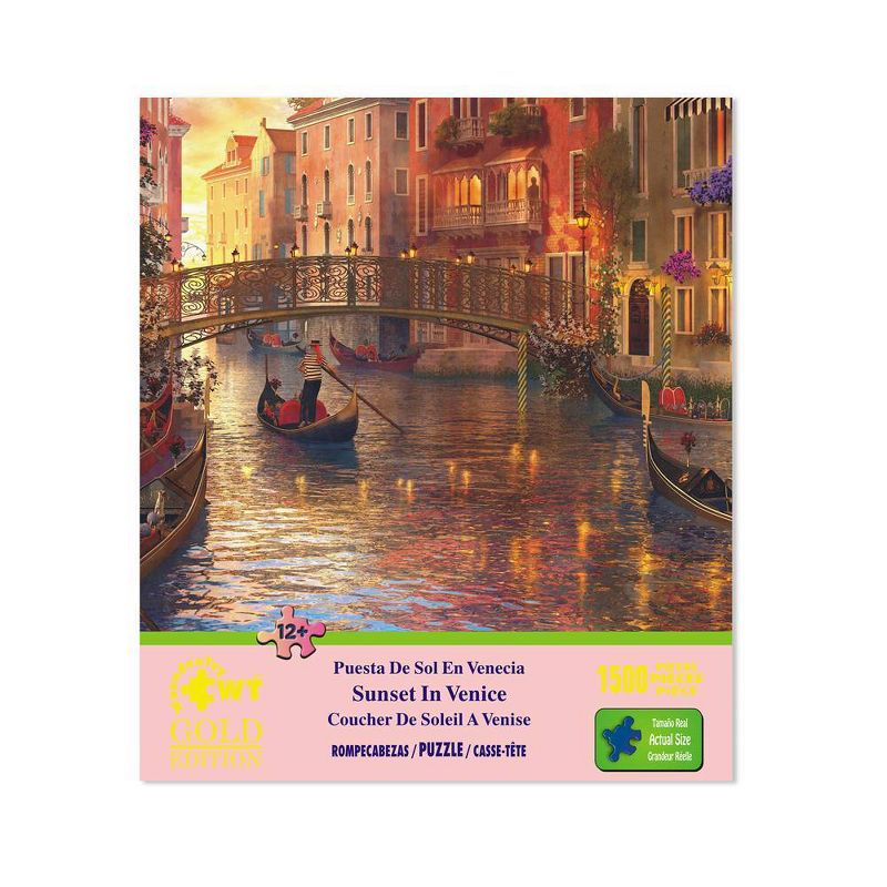 Wuundentoy Gold Edition:  Sunset in Venice Jigsaw Puzzle - 1500pc