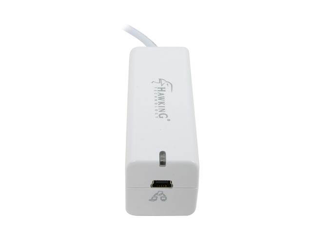 Hawking Technology 3-Port USB 2.0 Hub/Easy Link File Sharing for Windows XP/7/8/10+ and Mac OS 10.4/10.5 or Later (HU2P4)