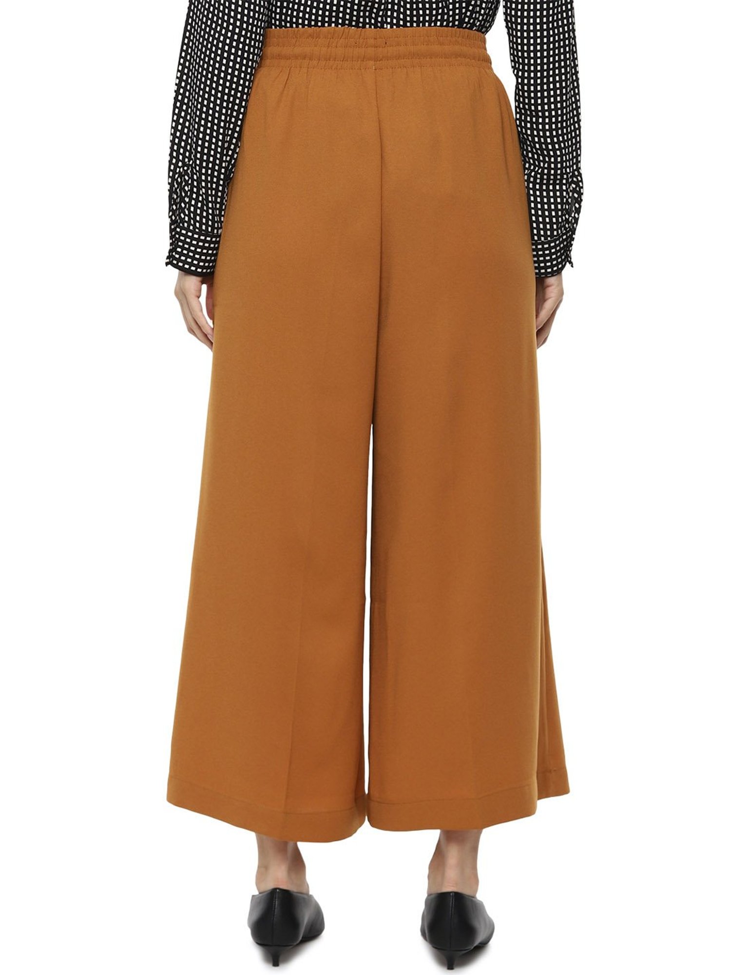 Van Heusen Rust Regular Fit Palazzos