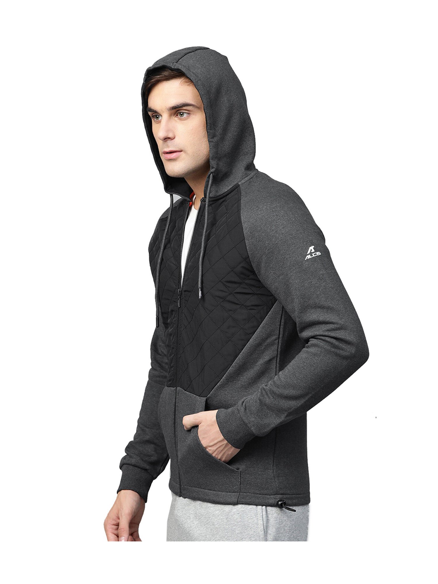 ALCIS Charcoal Hooded Sweatshirt