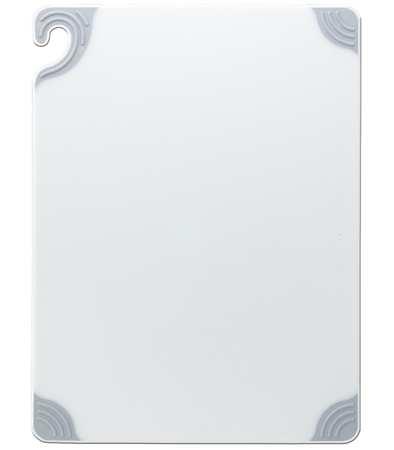 SAN JAMAR CBG121812WHGR Cutting Board,12x18,White