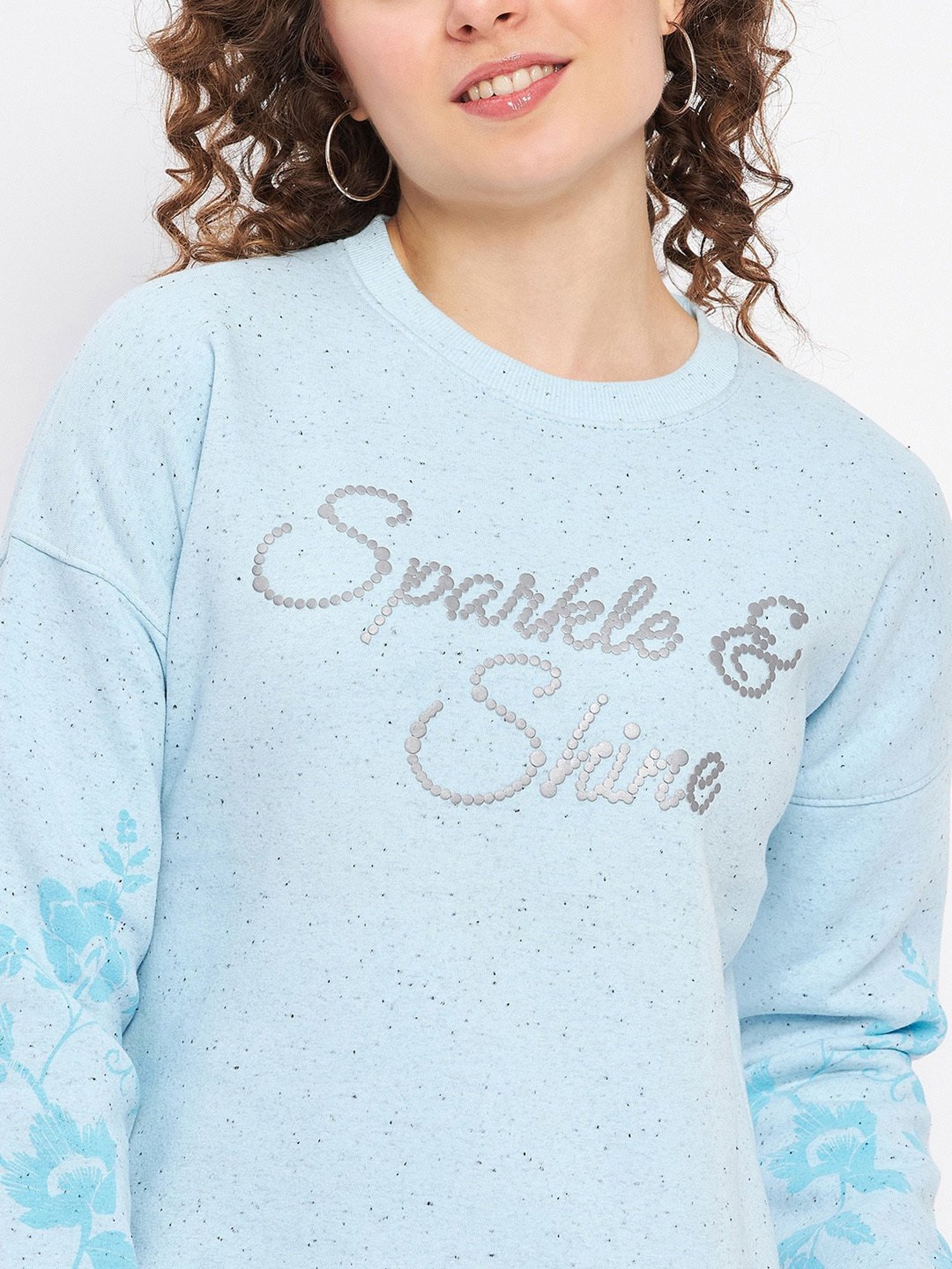 Duke Blue Graphic Print Sweatshirt