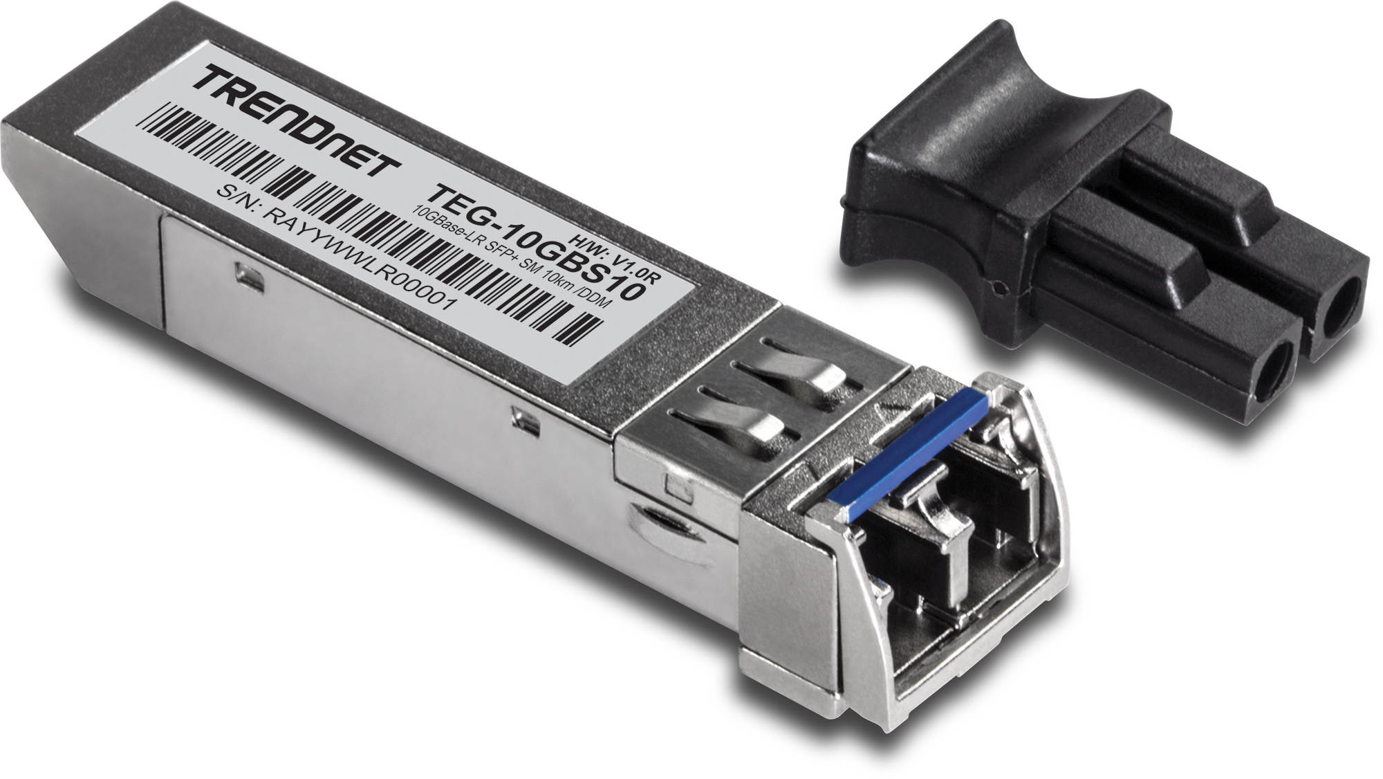 TRENDnet 550m 1,804 Feet SFP+ Multi Mode with DDM LC Module Model TEG-10GBSR