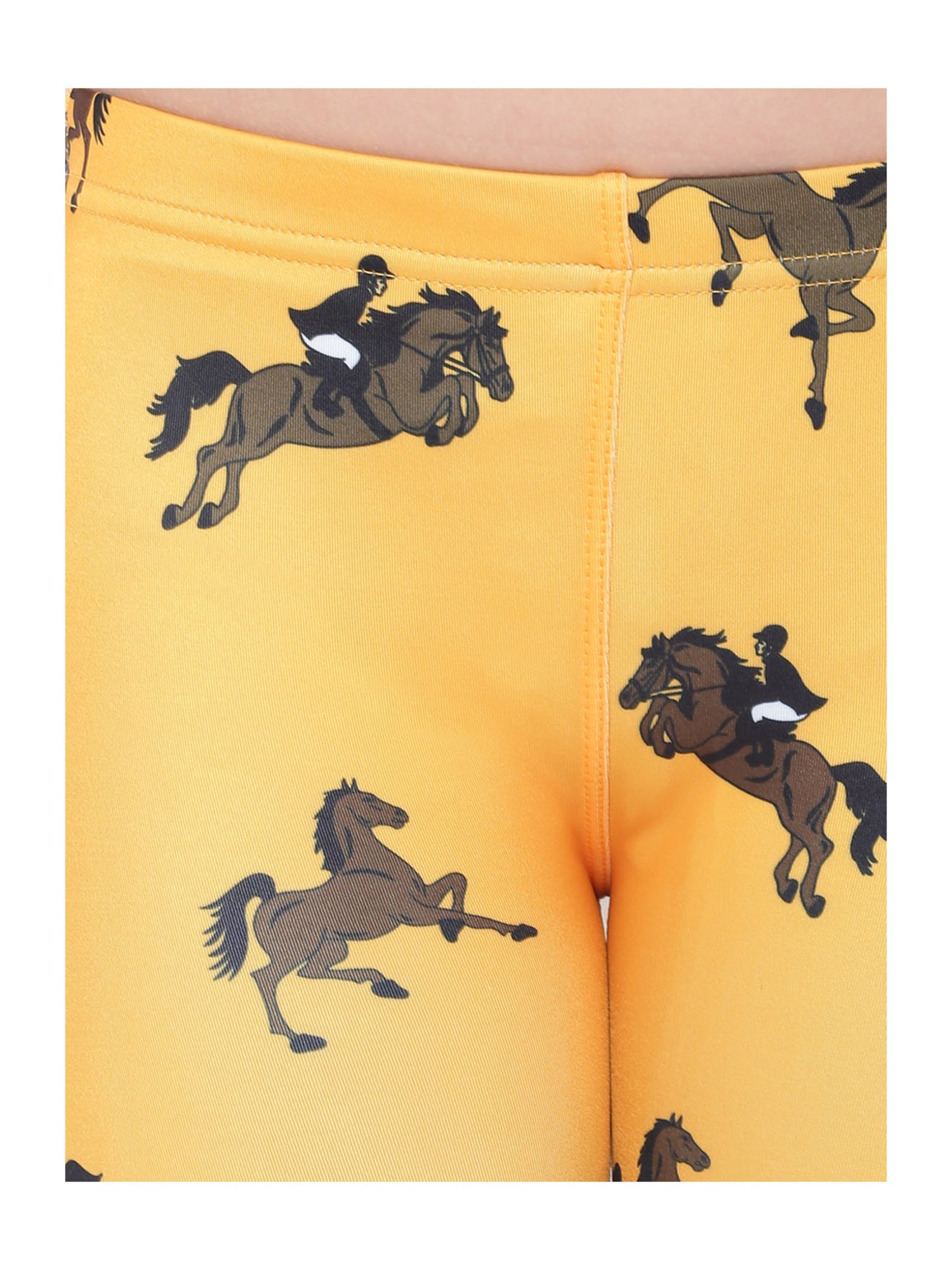 IO Kids Yellow Printed Jammers