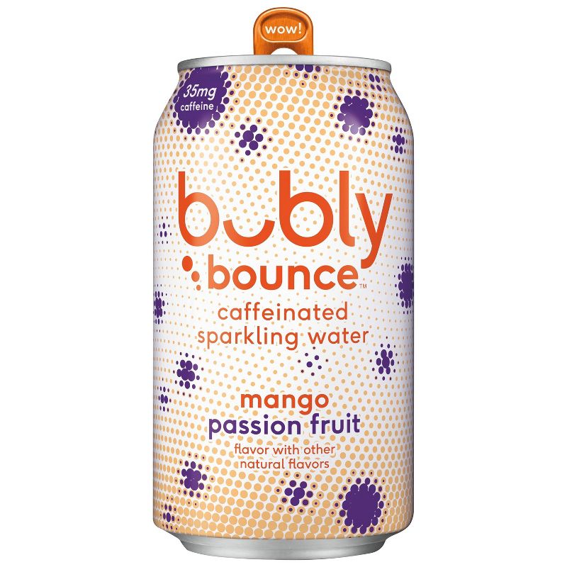 bubly bounce Mango Passion fruit Sparkling Water - 8pk/12 fl oz Cans