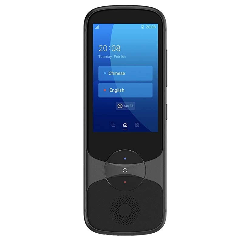 Language Translator Device. 200+ Countries 95+% Accuracy Instant Real-time Voice Translation & Offline Translation w/Wi-Fi, Bluetooth & 4G/LTE (Grey)
