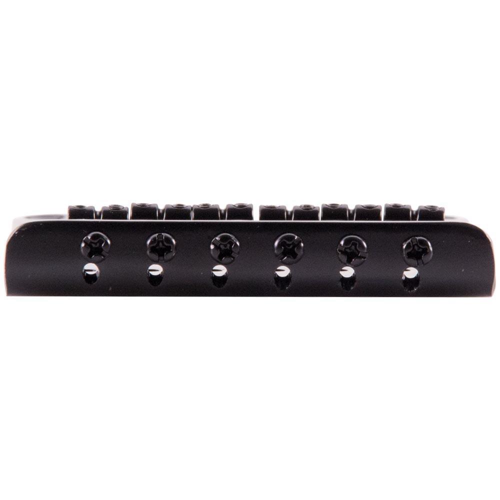 Black Hardtail Bridge for Tele Style Electric Guitars