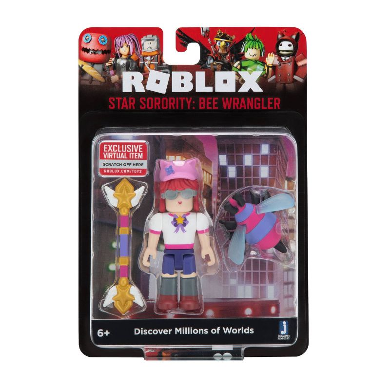 Roblox Action Collection - Star Sorority: Bee Wrangler Figure Pack (Includes Exclusive Virtual Item)