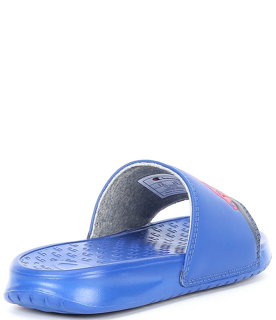 Champion Boy's 50/50 Super Logo Detail Slides (Toddler)
