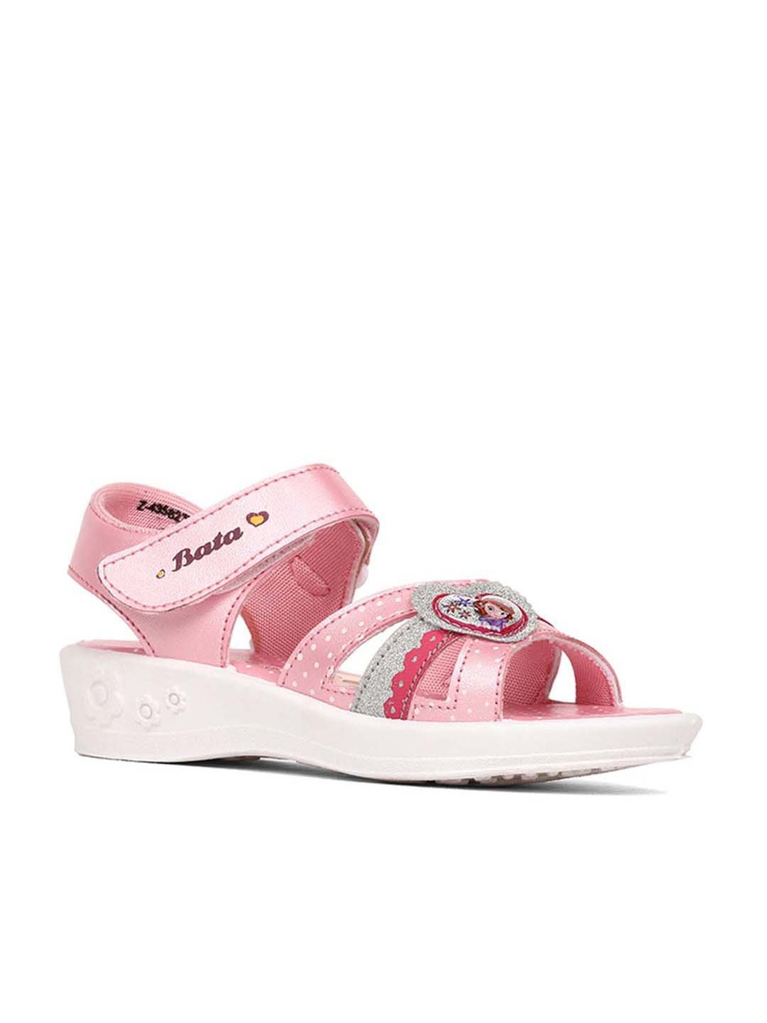 Bubblegummers by Bata Kids Pink Ankle Strap Sandals