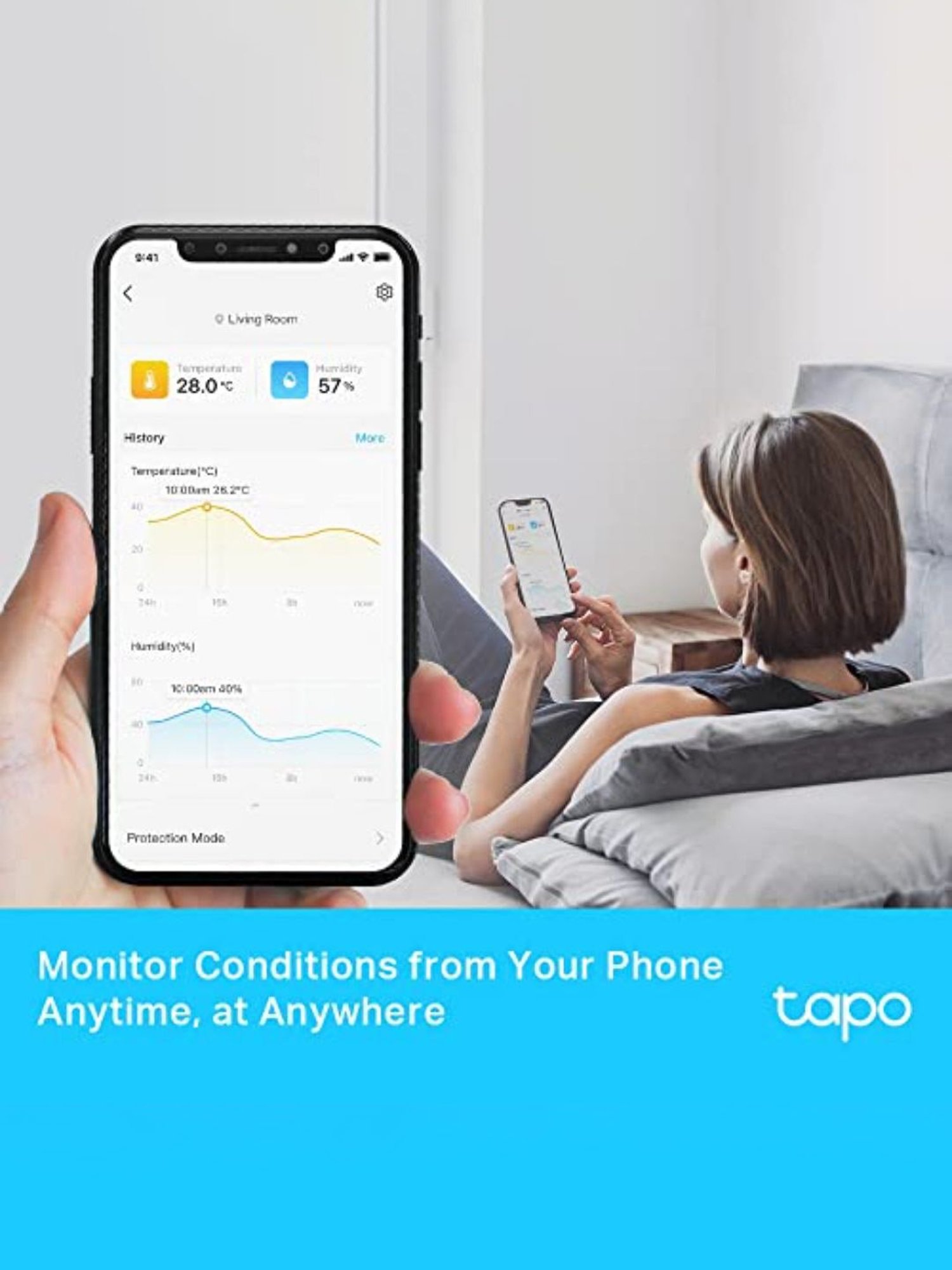 TP-Link Tapo T315 Smart Temperature & Humidity Monitor (White)