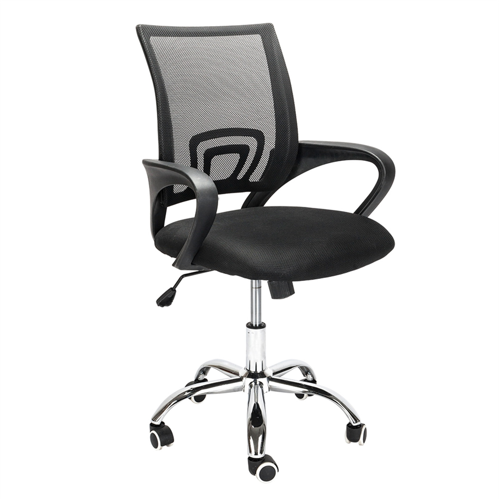 Office Chair Computer Desk Chair Gaming - Ergonomic Mid Back Cushion Lumbar Support with Wheels Comfortable Mesh Racing Seat Adjustable Swivel Rolling Home Executive for Relief Back Pain