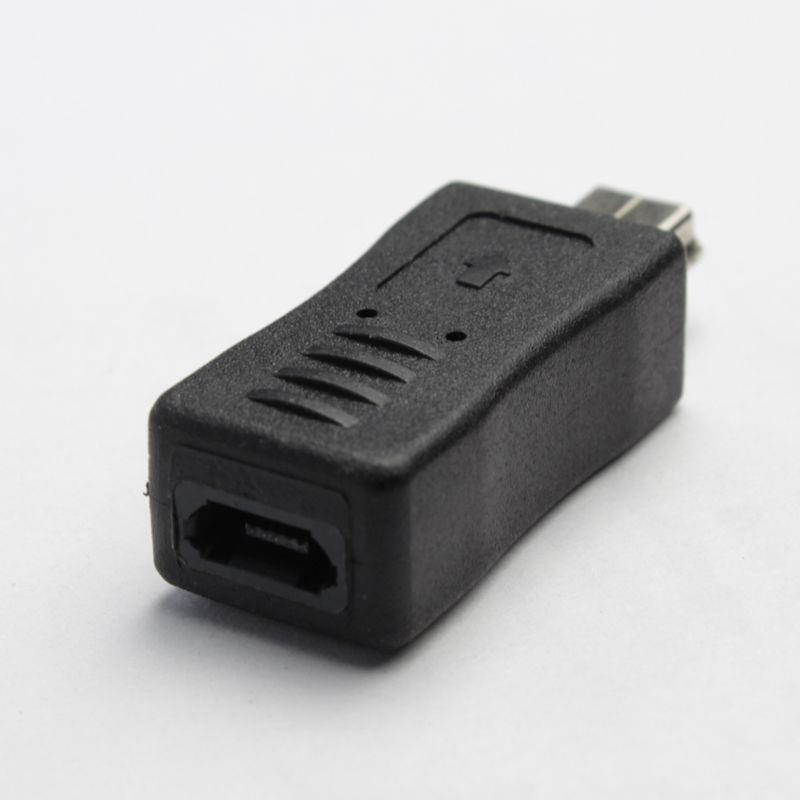 MICRO B FEMALE TO MINI USB MALE ADAPTER [Electronics], 2 Packs