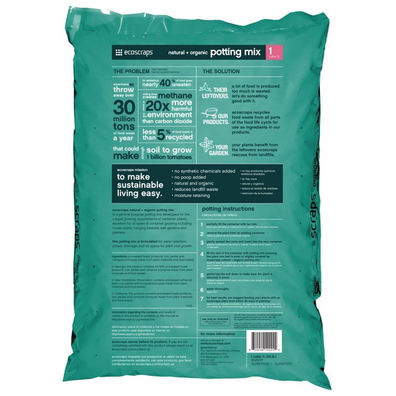 EcoScraps Organic Potting Soil