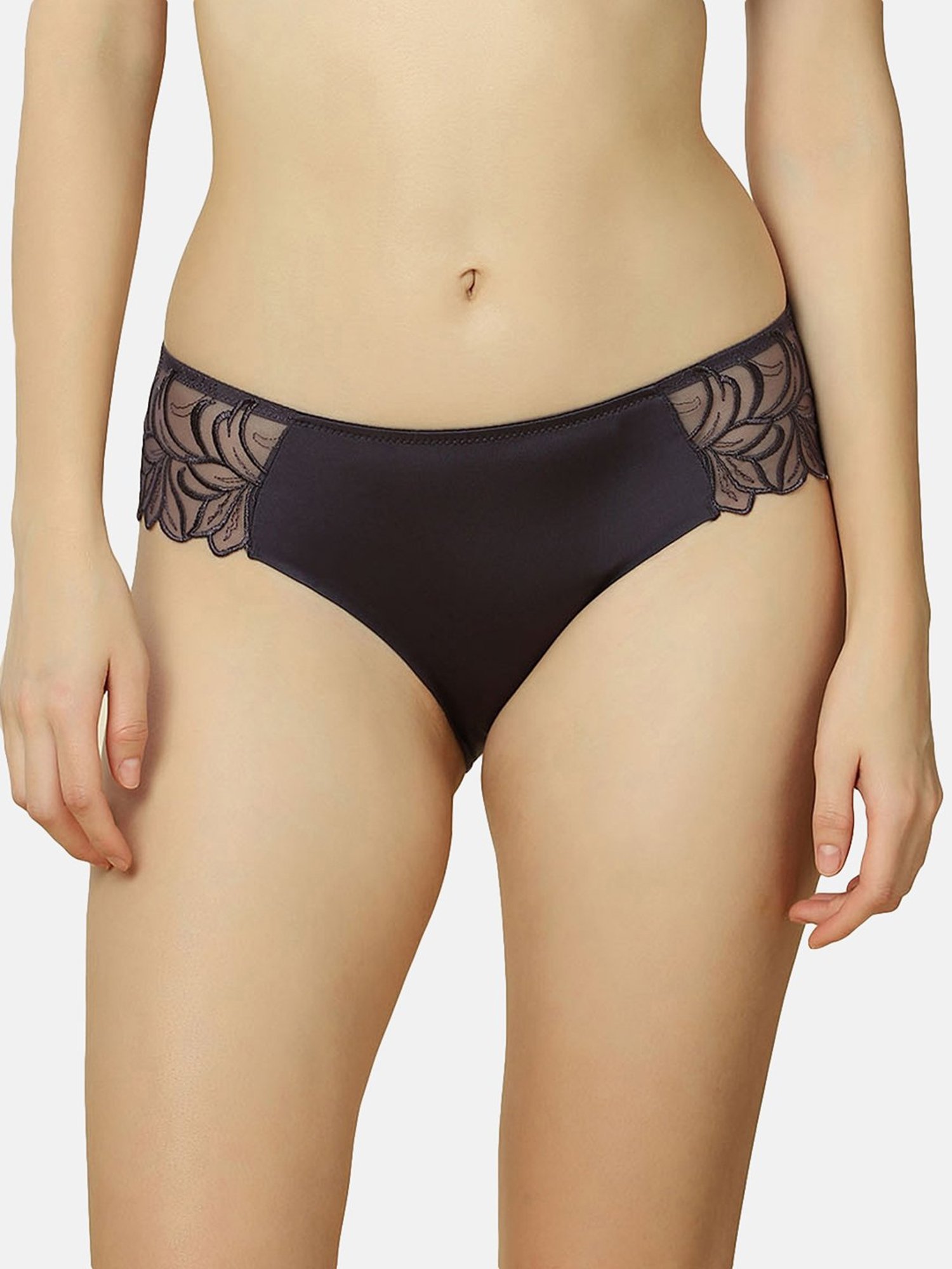 Triumph Dark Purple Lace Hipster Panty