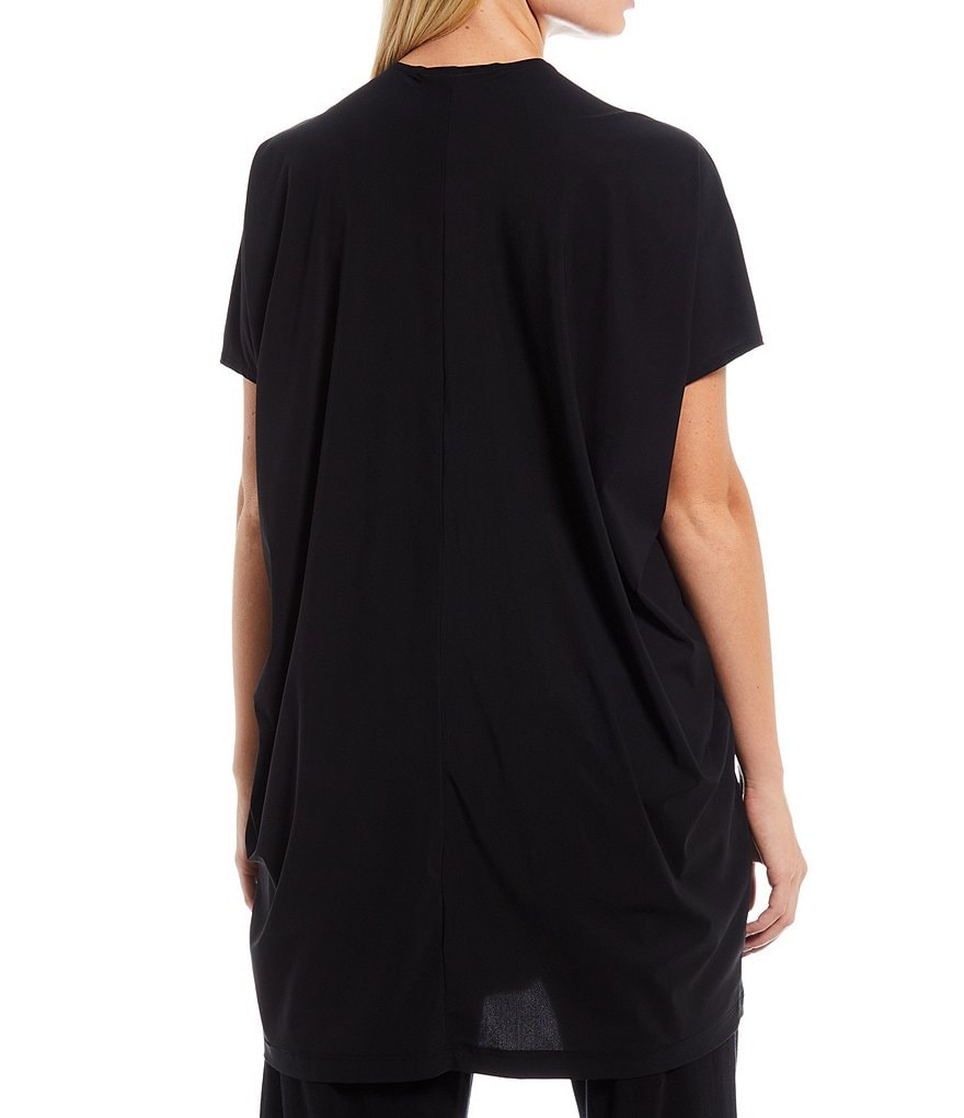 Bryn Walker Rory Microfiber Jersey Dolman Cap Sleeve Tunic Dress