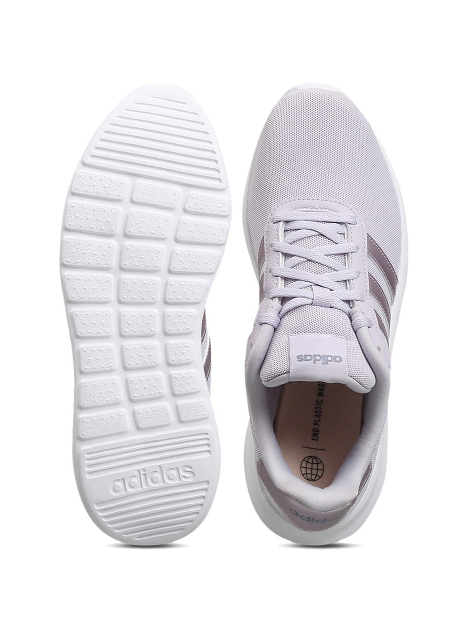 Adidas Women's LITE RACER 3.0 Off White Running Shoes