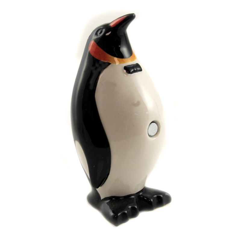 Tabletop 3.75" South Pole Pride Salt & Pepper Penguins Magnetic Pacific Trading  -  Salt And Pepper Shaker Sets