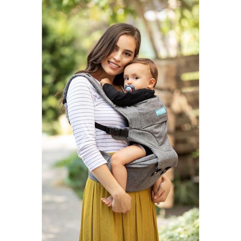 Moby 2-in-1 Baby Carrier + Hip Seat - Gray