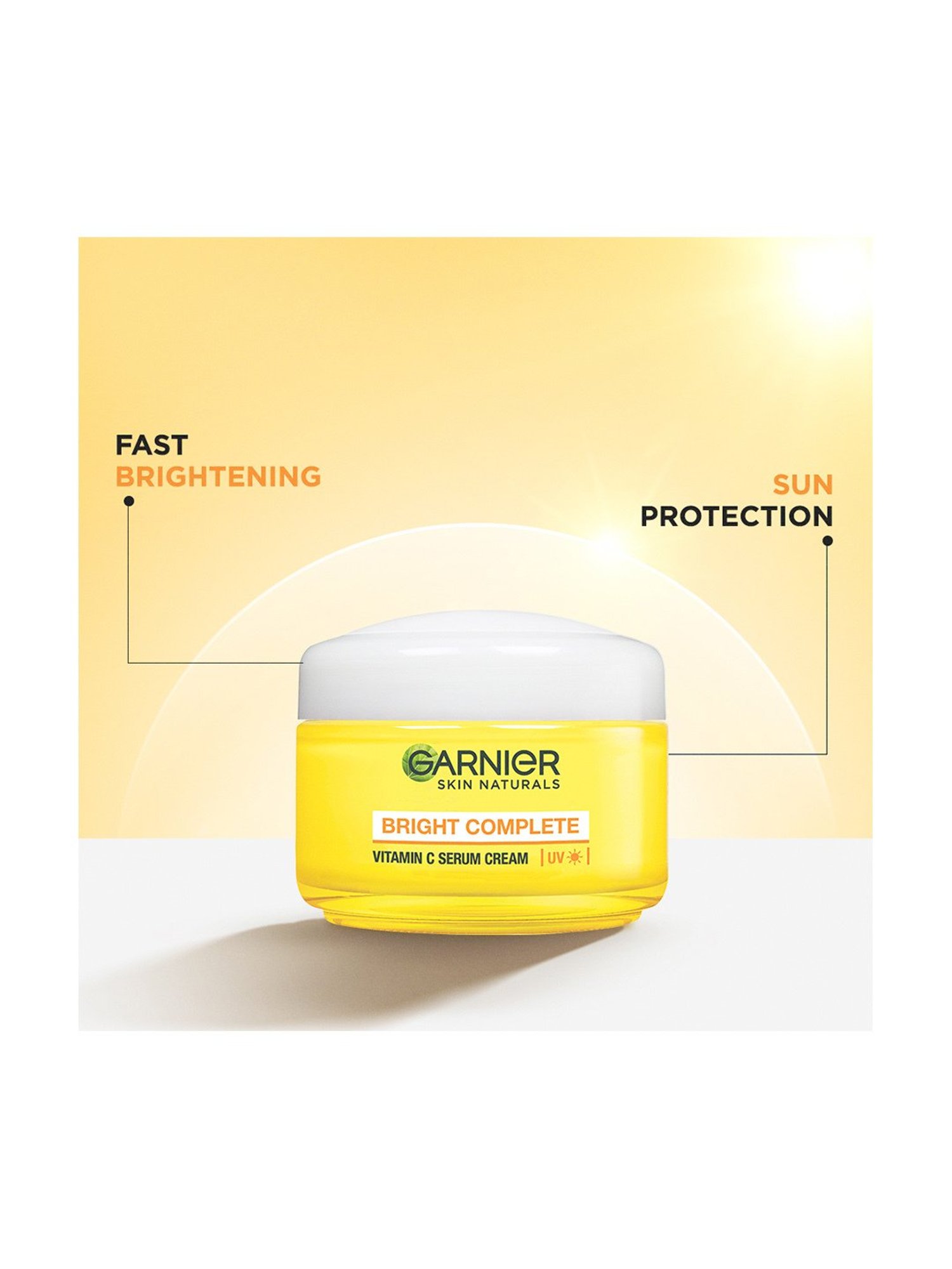 Garnier Bright Complete Vitamin C Serum Cream UV - 45 gm